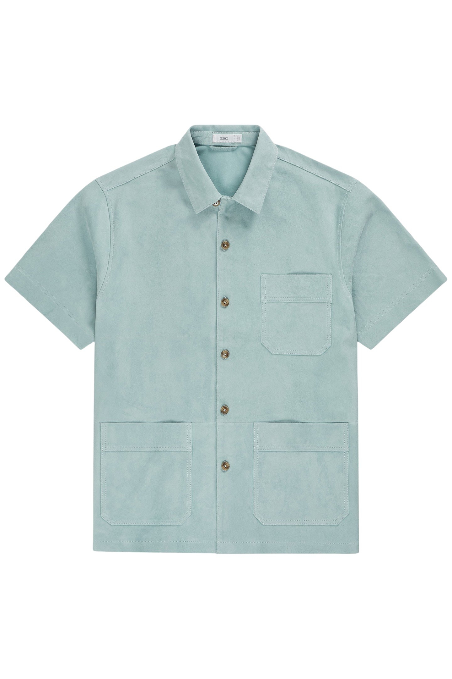 UTILITY SHORTSLEEVE SHIRT SHIRTS & BLOUSES BLUE AGAVE 3