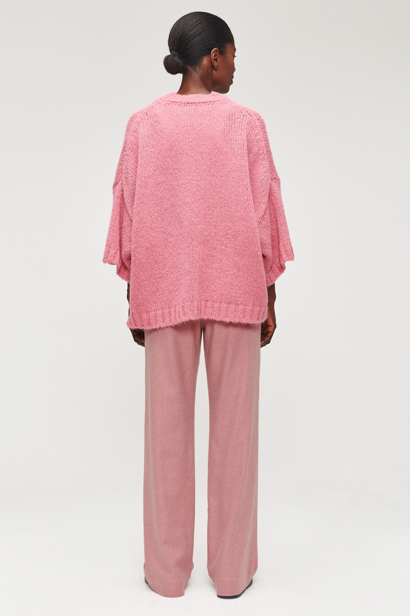 BRUSHED WO MIX OVERSIZED PULL PINK 4
