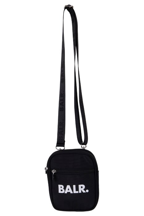 UNISEX B-SERIES CROSS BODY BAG JET BLACK/BRIGHT WHITE 3