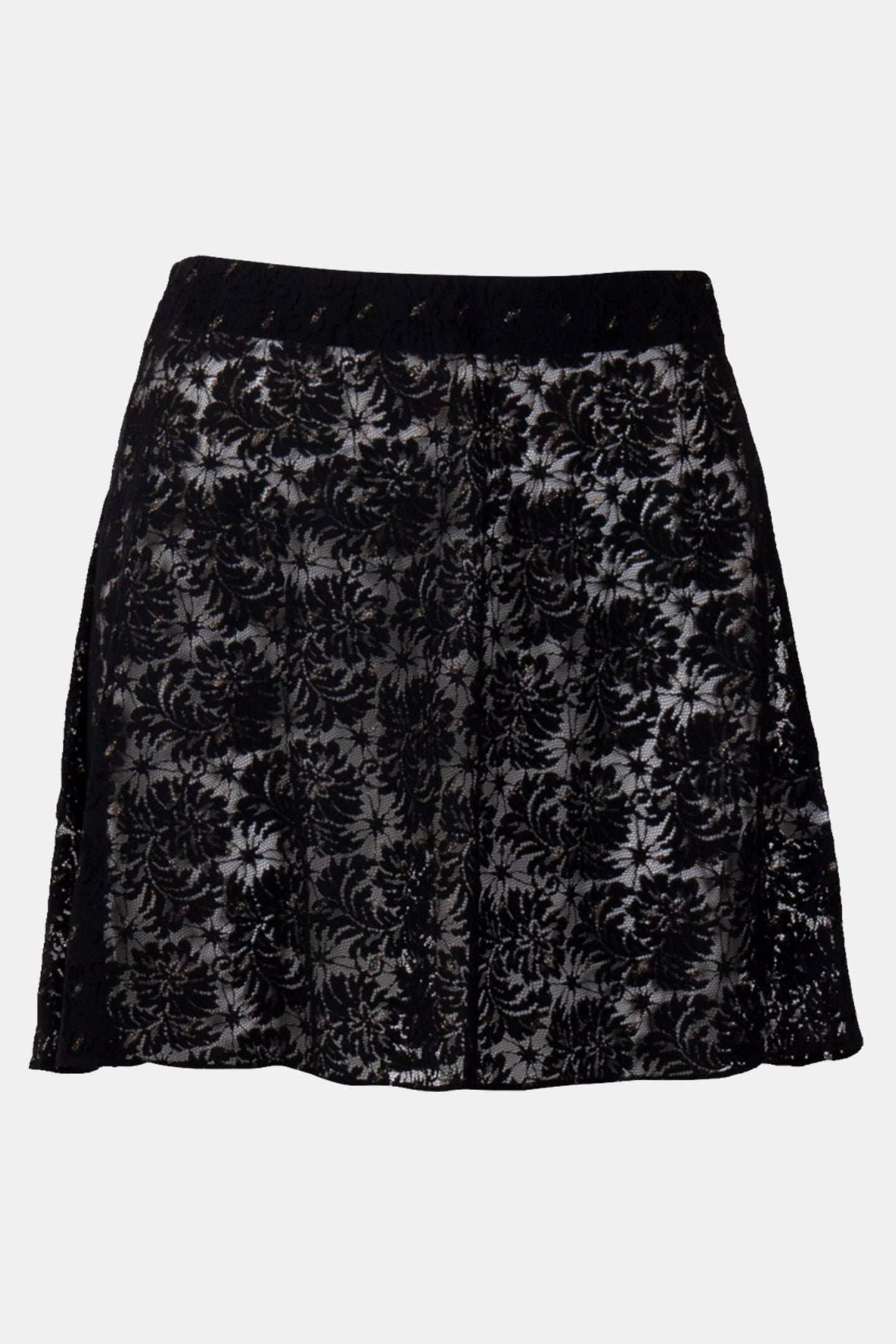SKIRT CLASSI CREPE MINI BLACK 3