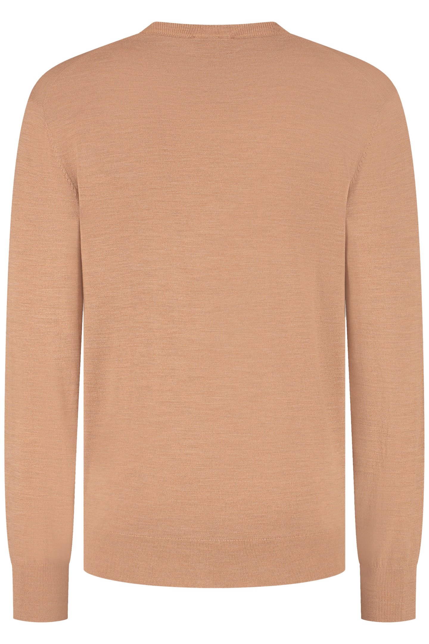 CREW NECK 100% MERINO TUSCAN CAMEL 3