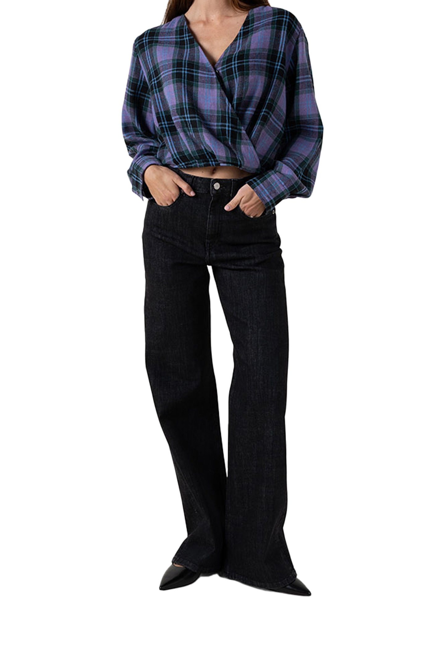 ELISA TOP LONG SLEEVE LIBERTY CHECK 1