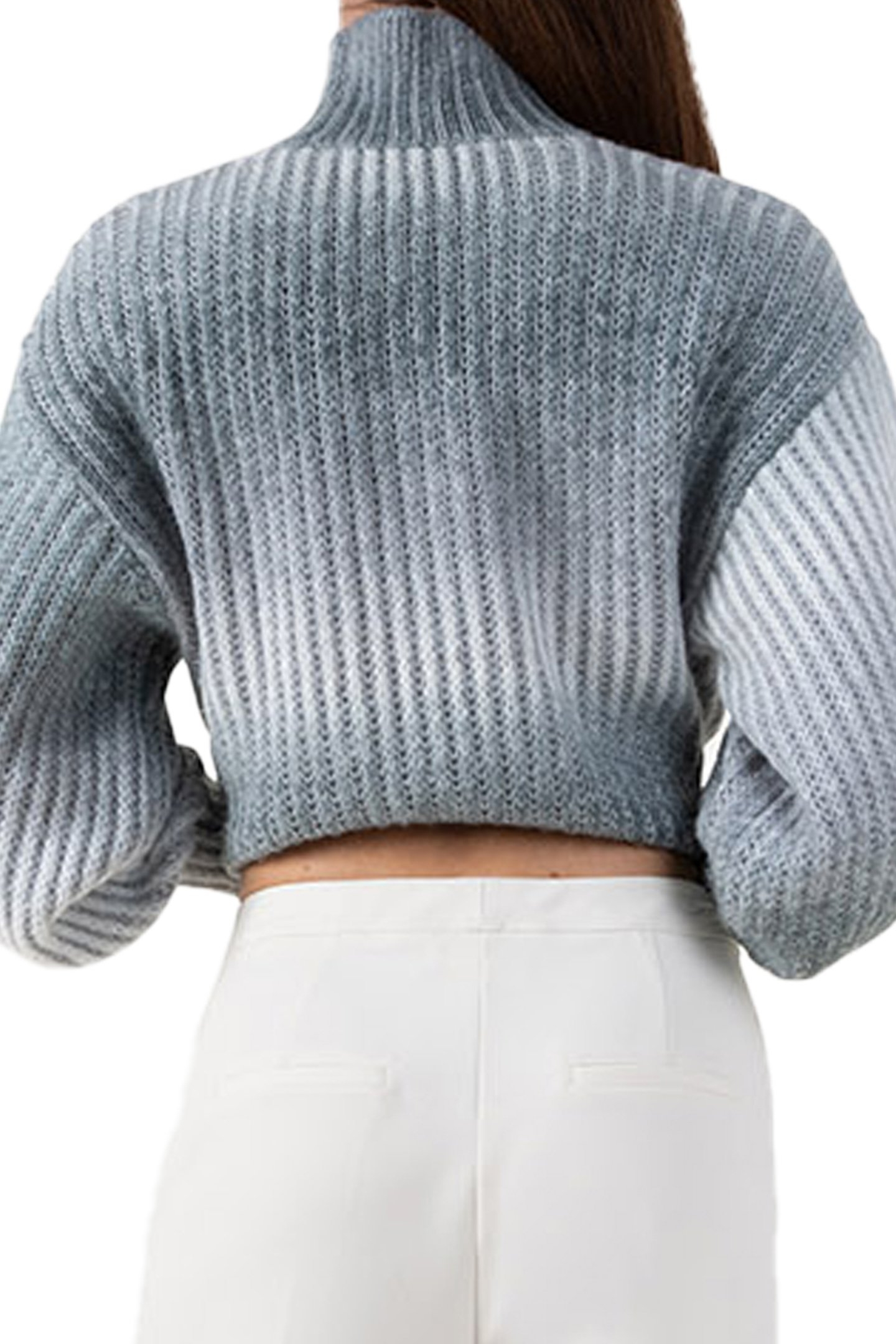 DALY KNITTED PULL LONG SLEEVE LIGHT GREY MELEE 4