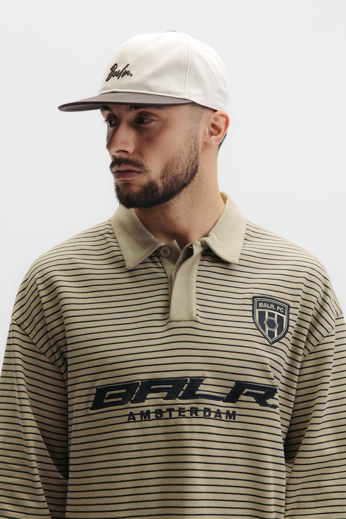 IDENTITY SCRIPT BASEBALL CAP DEEP BROWN 2