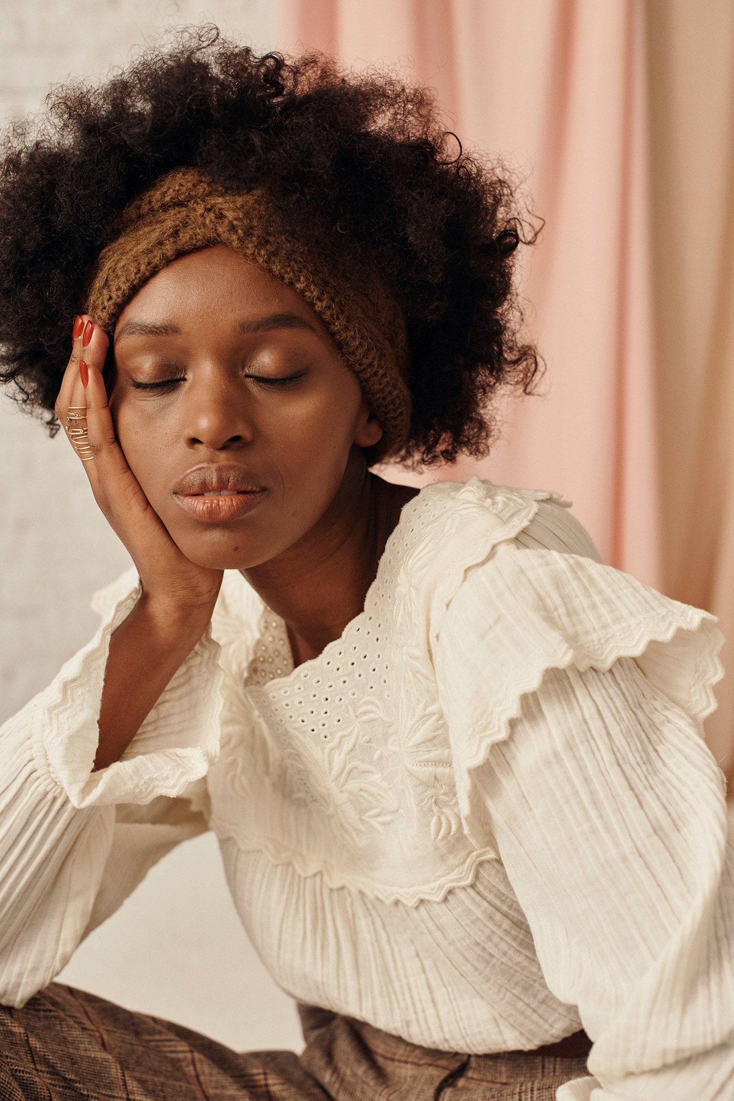 HEADBAND SIDONY DARK KHAKI 1