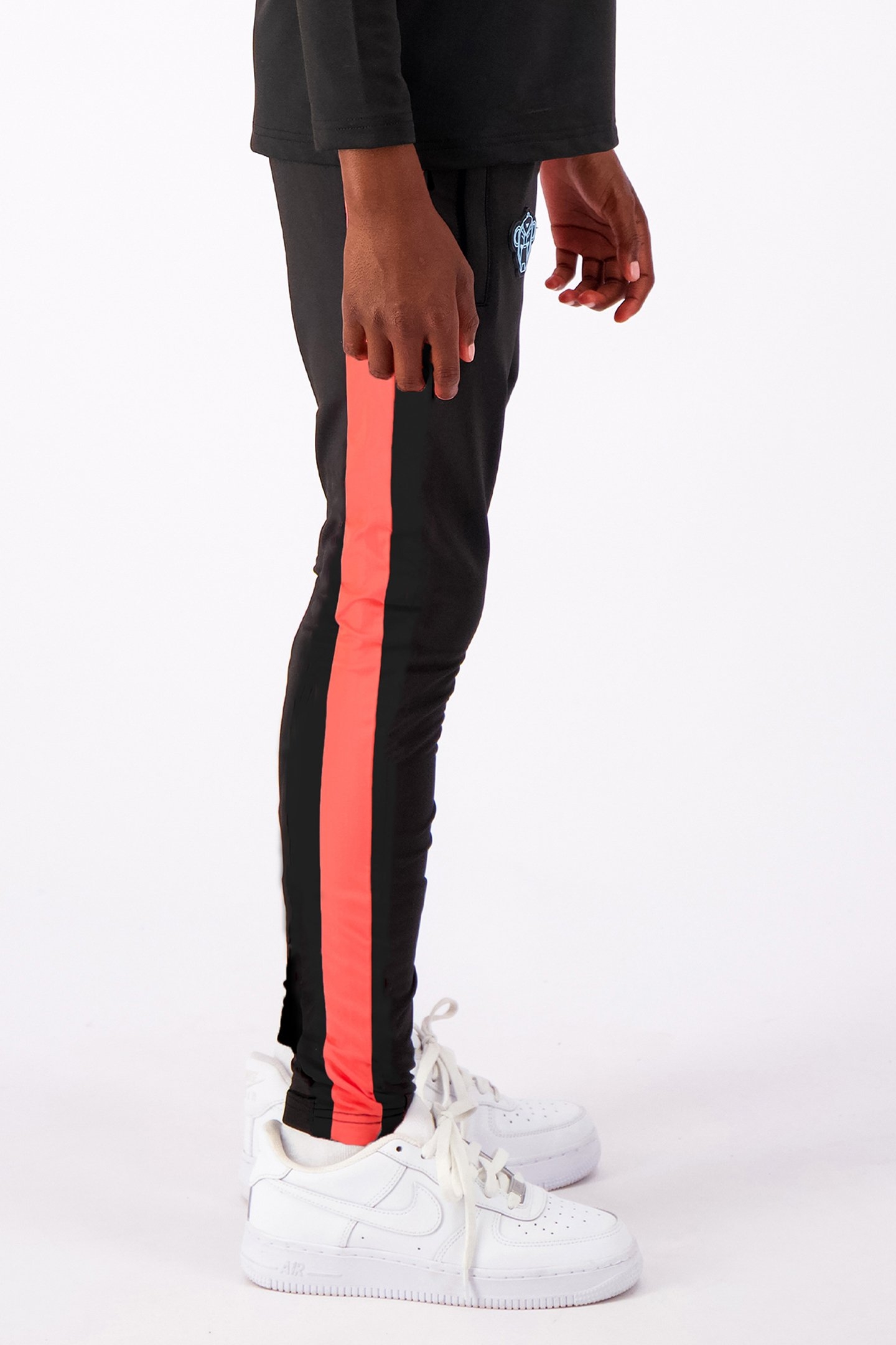 JR. FOOTBALL TRACKPANTS BLACK 4