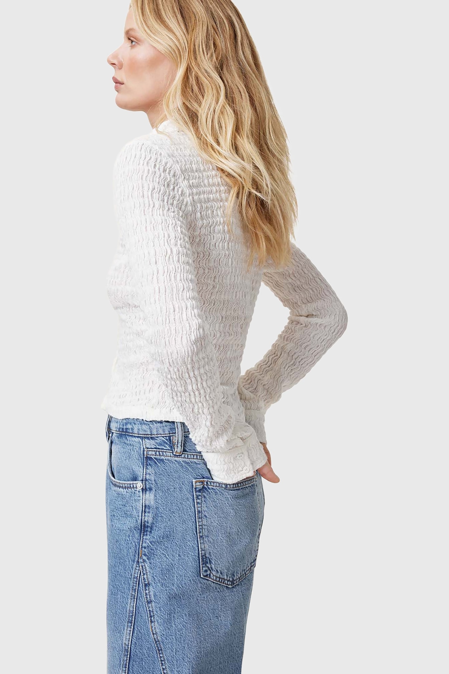 CONNIE SHIRT CHALK WHITE 5