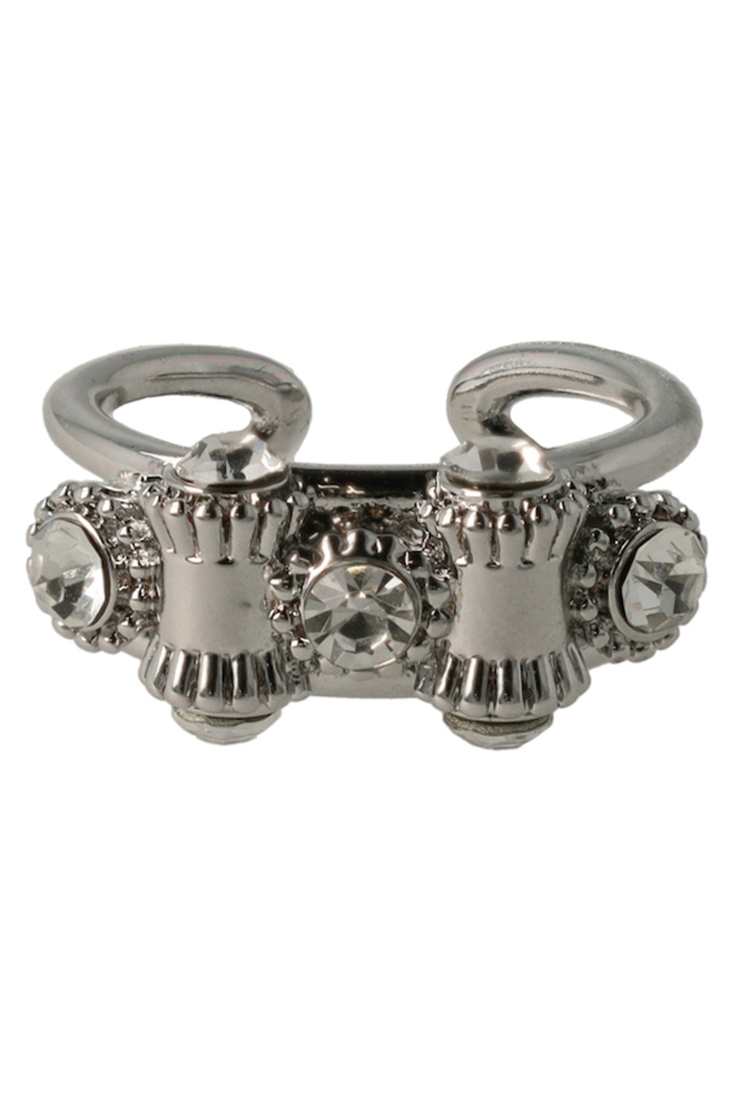 OTAZU VINTAGE BARREL RING - RHODIUM 4