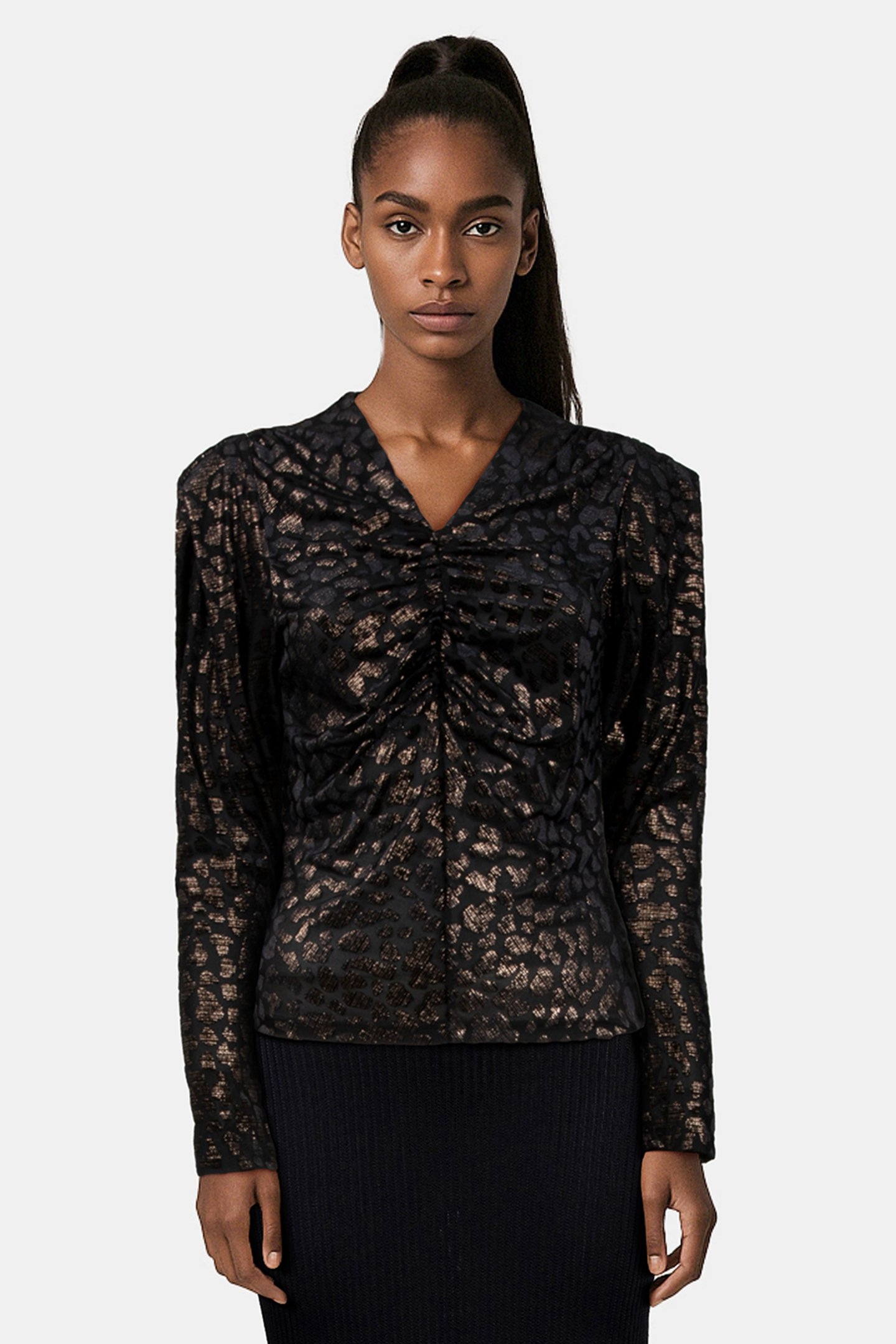 BLYN TOP BLACK LUREX 1