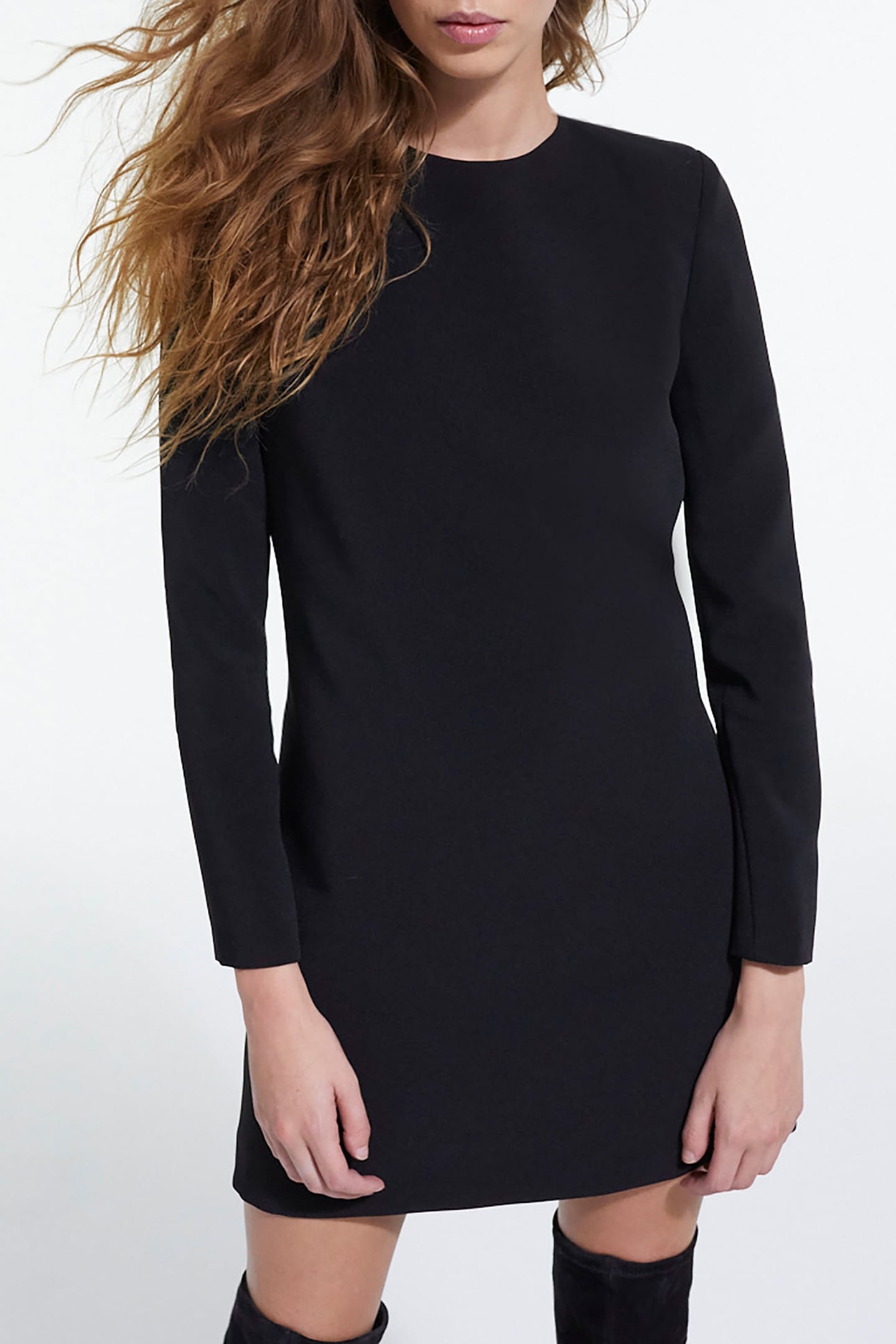 SHORT BACKLESS DRESS BLACK 1