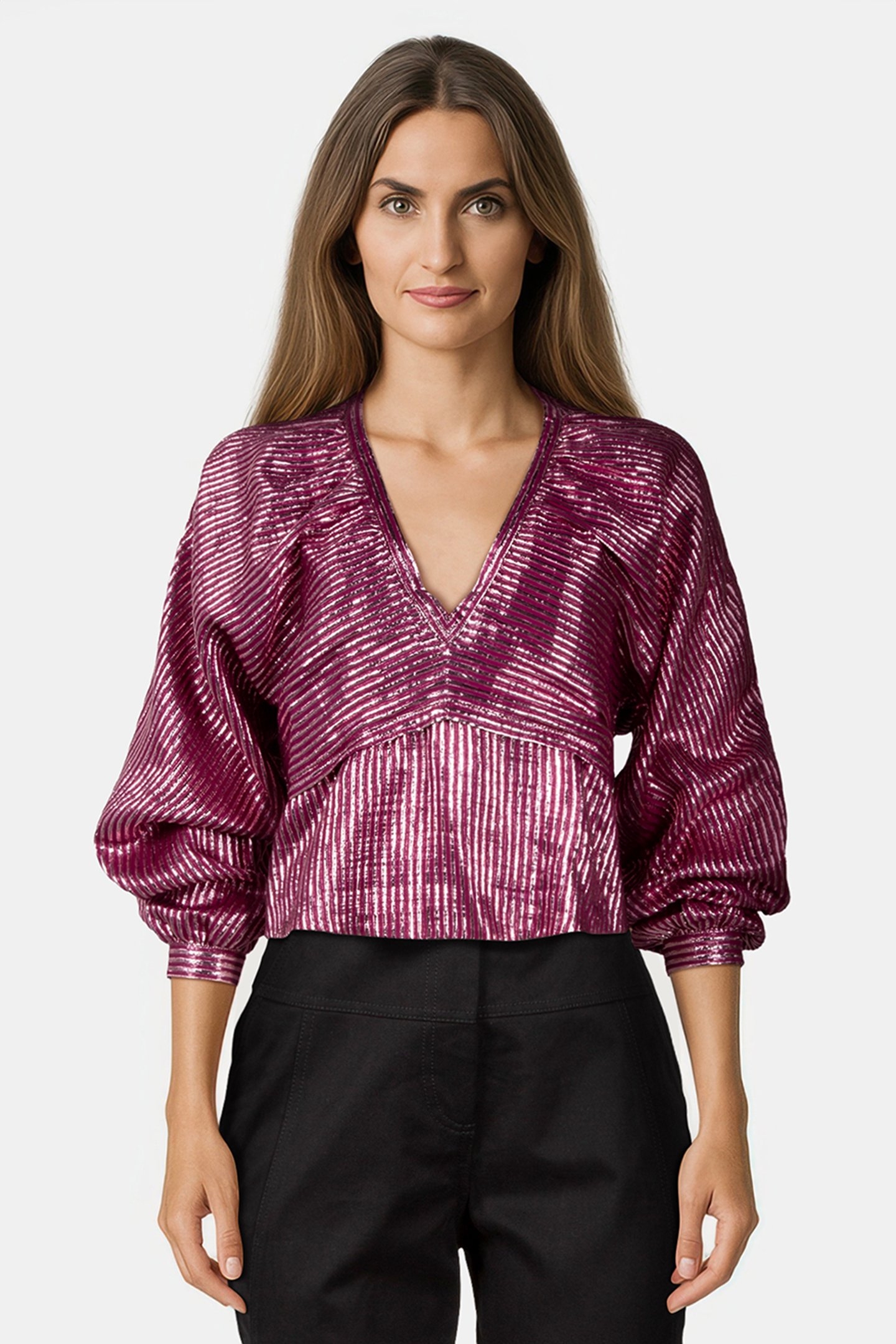 NAYATI TOP BLUSH LUREX 1