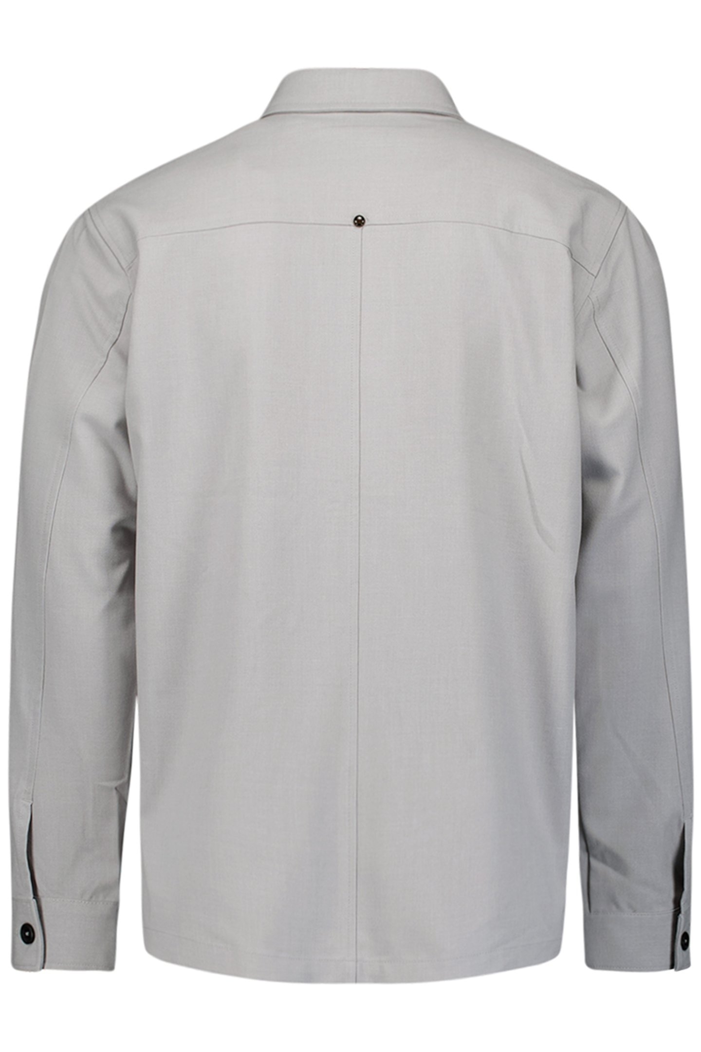 OVERSHIRT ZIP CLOSURE STRETCH GREY MELANGE 5