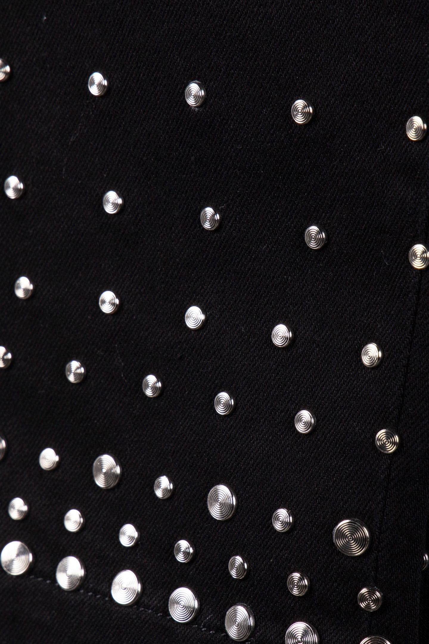 DENIM PANTS WITH STUDDED DETAILS BLACK 4