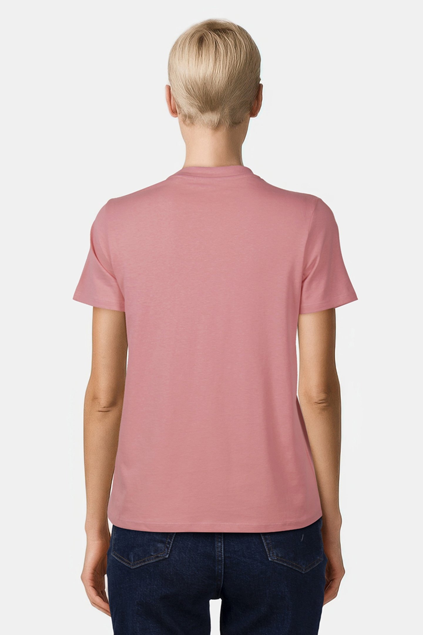 FRENCH CONNECTION TEE WASHED PINK/WHITE 2