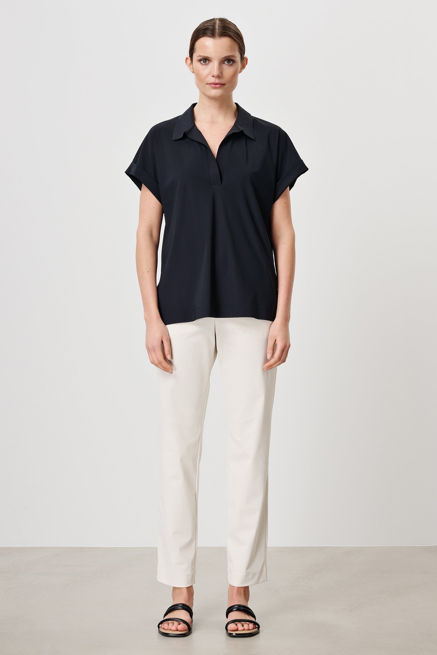 ALPINE POLO TOP BLACK 1