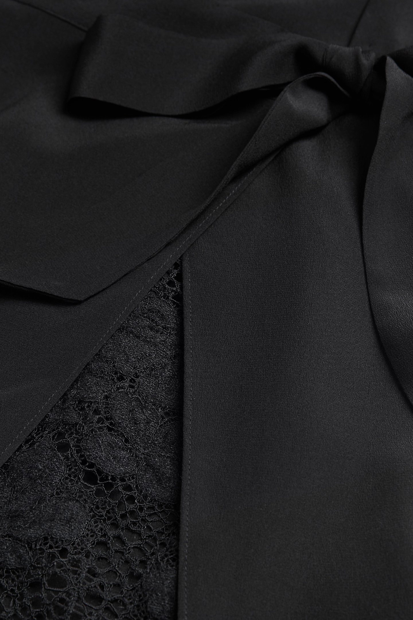 LONG DRESS LONG SLEEVES LACE SKIRT BLACK 6