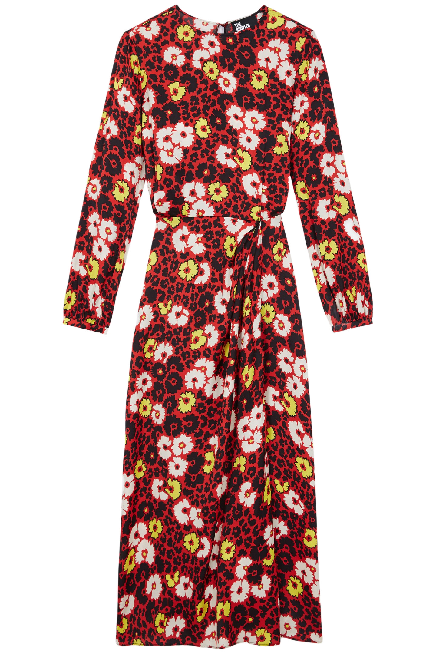 ROBE LONGUE WILD BLOSSOM RED/YELLOW 3