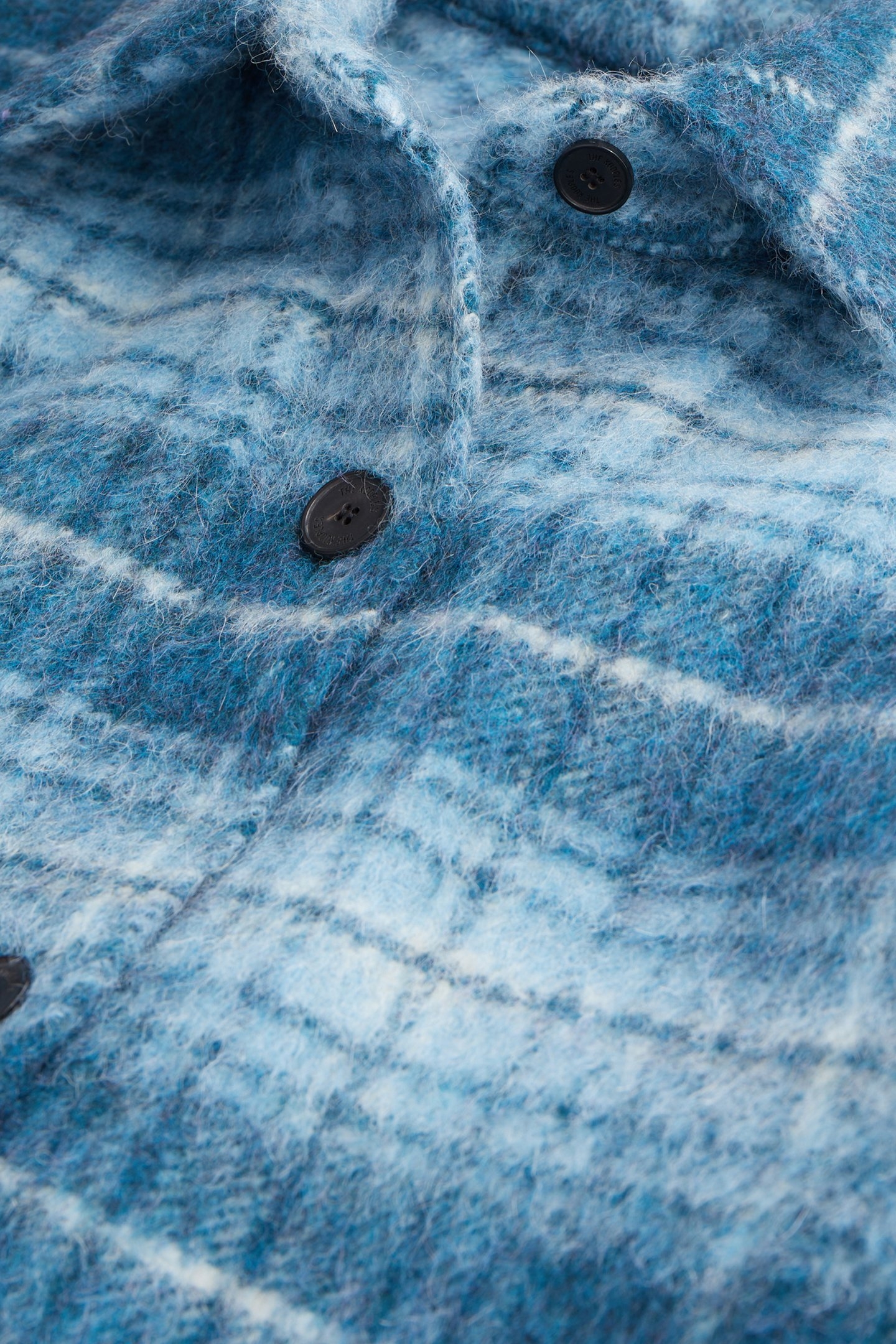 OVERSHIRT WITH QUILTED SIDE POCKETS BLUE BEIGE 2