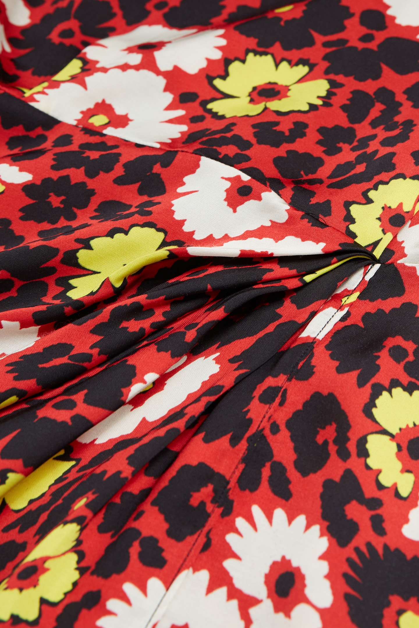 ROBE LONGUE WILD BLOSSOM RED/YELLOW 6