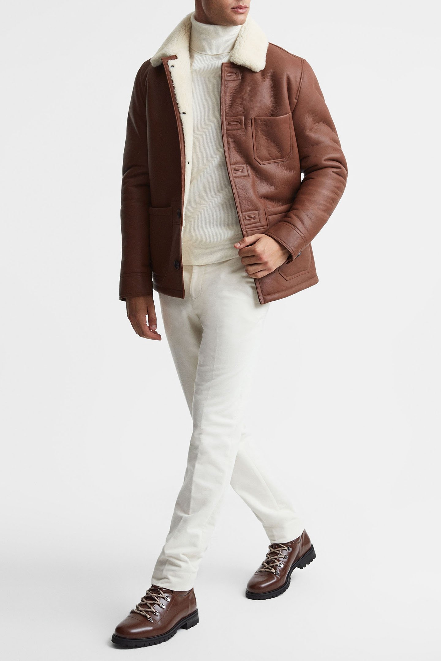 HIKING BOOT DARK TAN 3