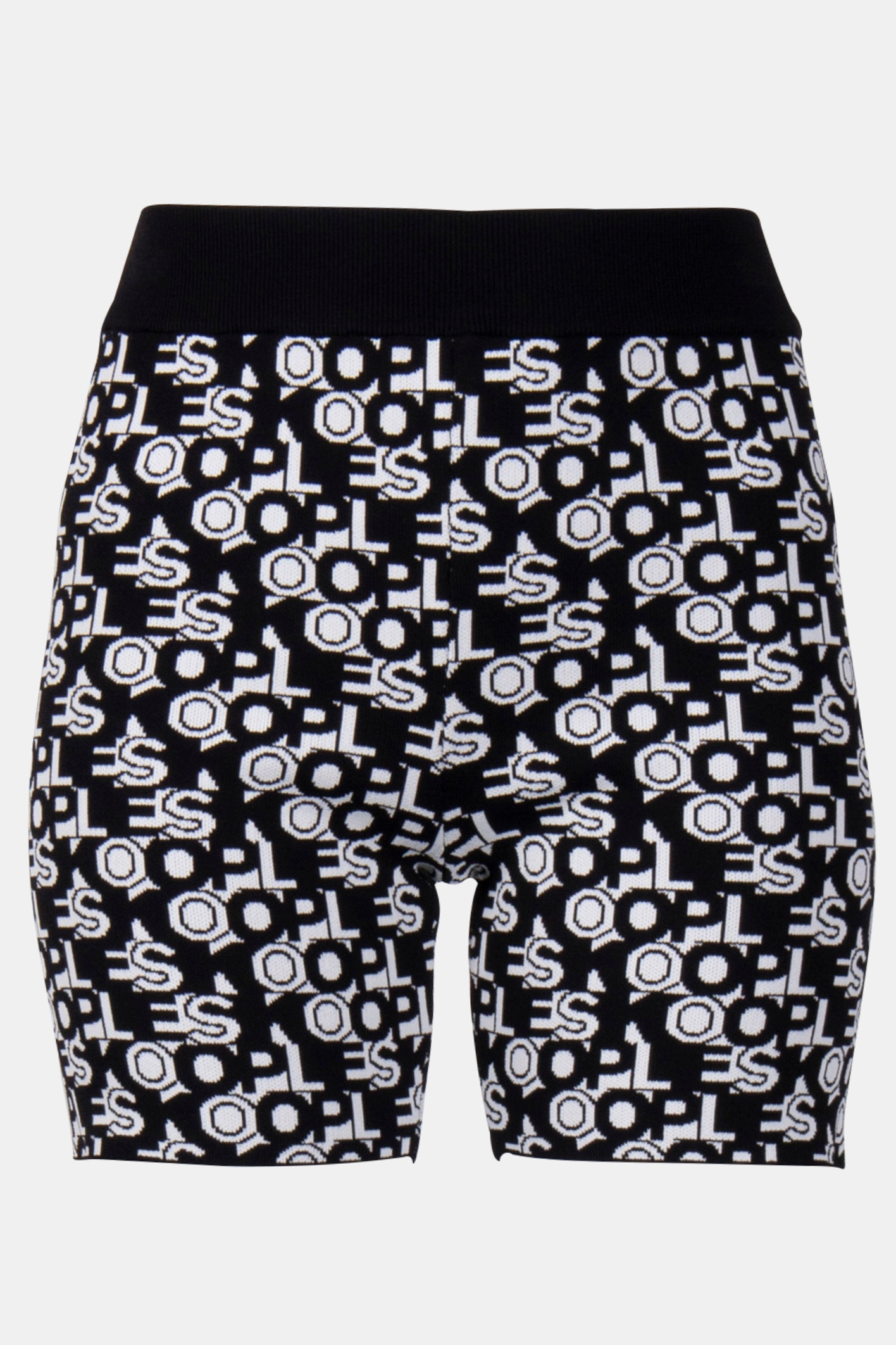 SHORT CYCLISTE ALL OVER BLACK WHITE 3