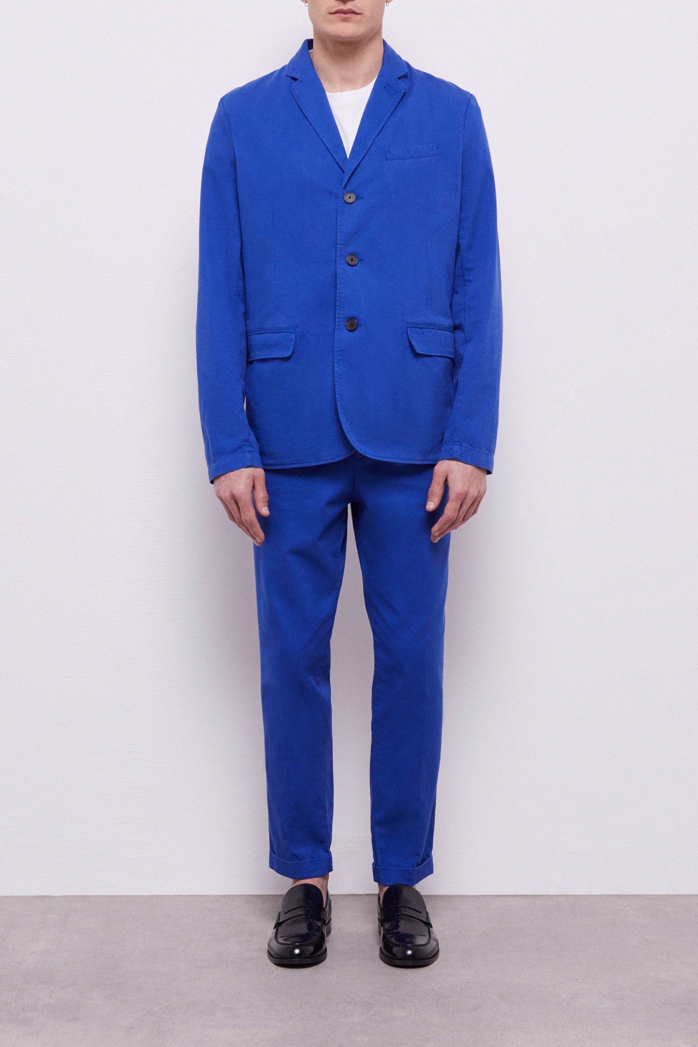 SOFT COTTON JACKET BLUE 1