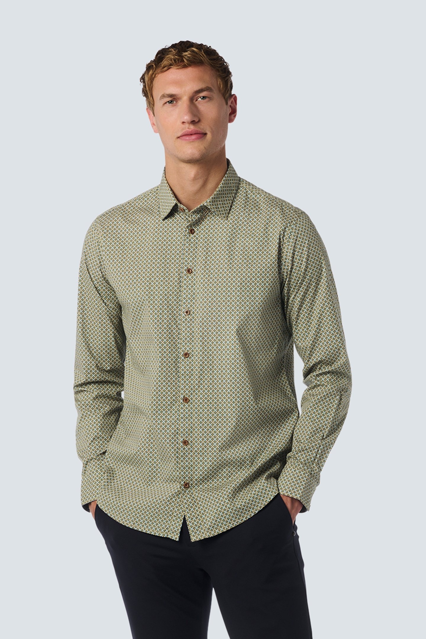 SHIRT STRETCH ALLOVER PRINTED CLOUD 1