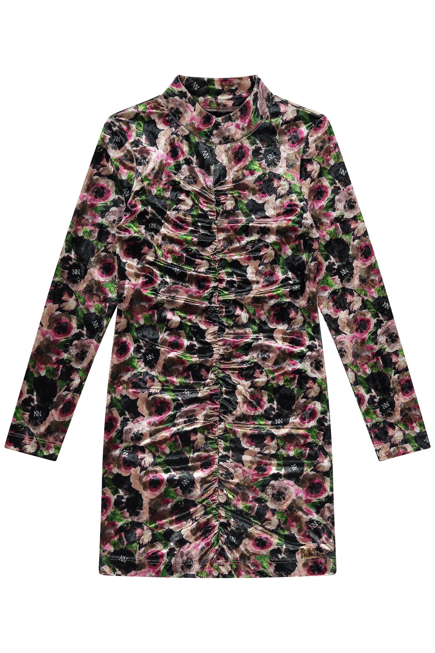 VELVET FLOWER DRESS POWDER 1