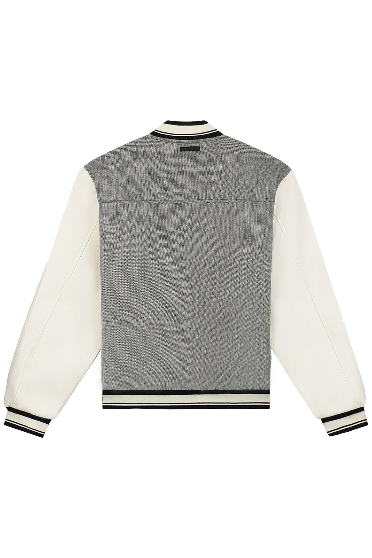 KURT VARSITY JACKET GREY MELANGE 3