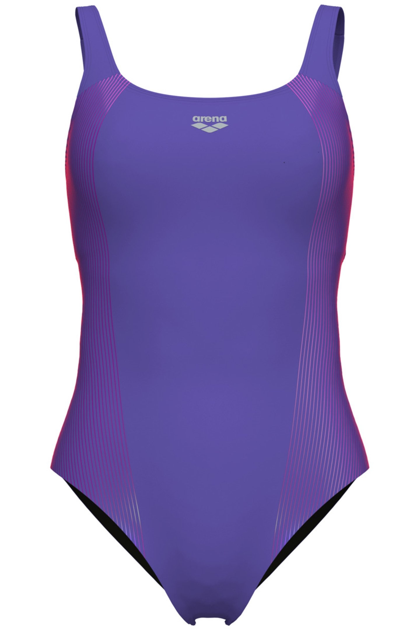WOMEN'S ARENA SWIMSUIT ADELE WING BACK VIOLET VIOLET MULTI 4