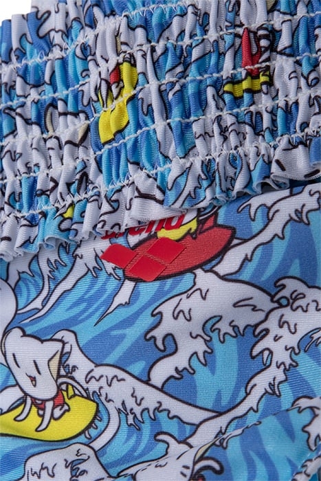 SURFING KIDS GIRL TWO PIECES TURQUOISE MULTI 3