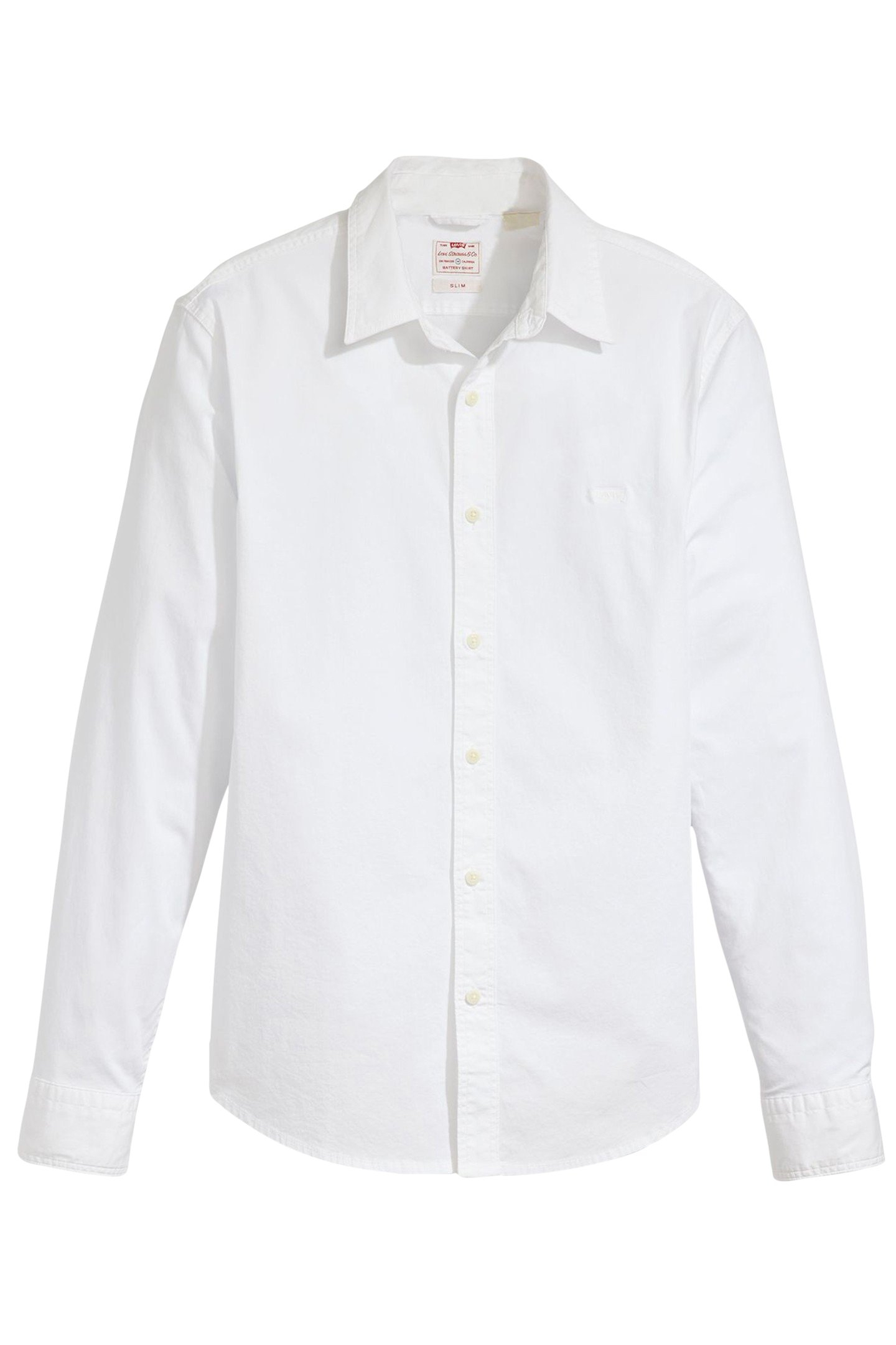 BATTERY HOUSEMARK SLIM FIT SHIRT WHITE 3