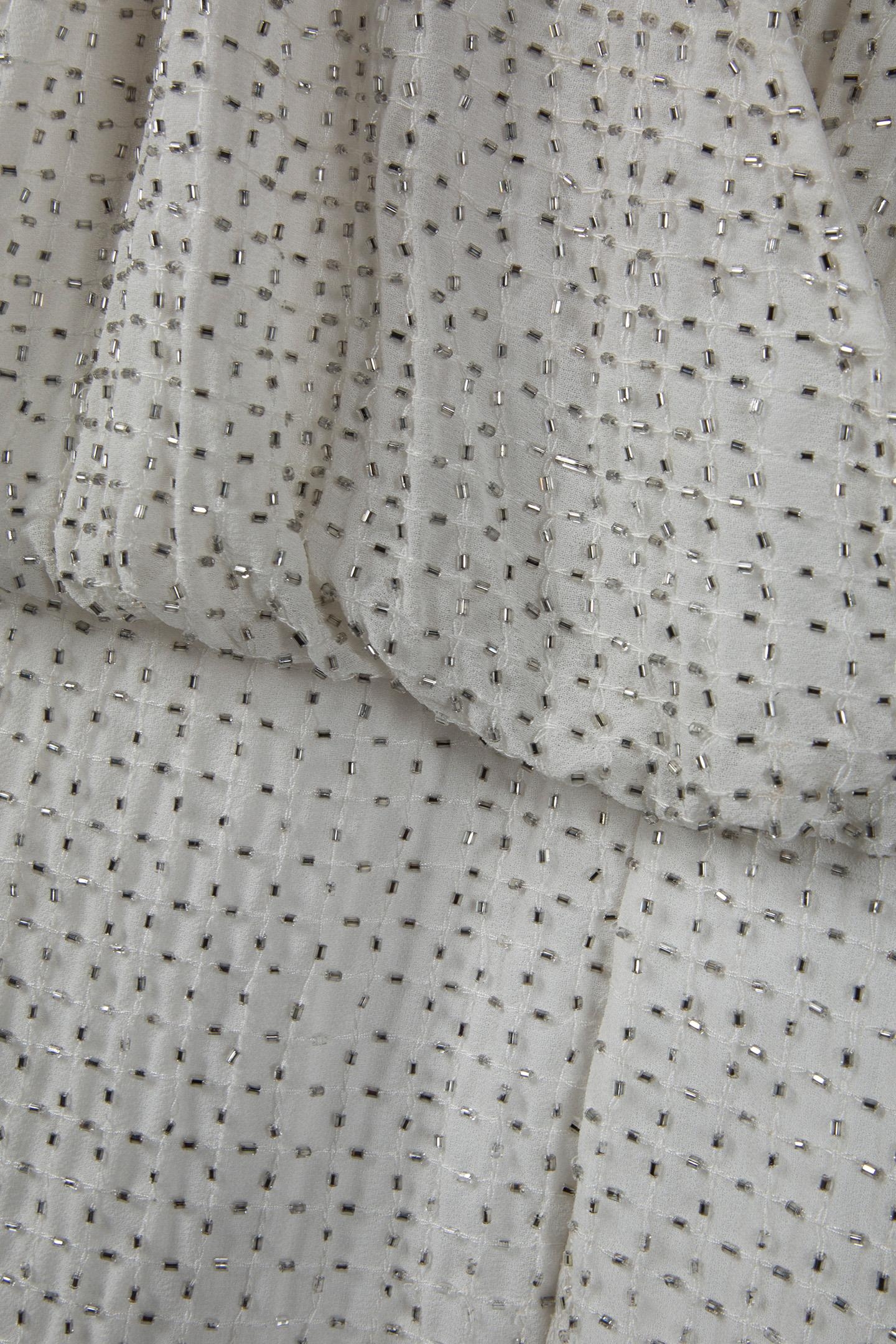 CLARA EMBELLISHED STRPY JUMPST WHITE 5