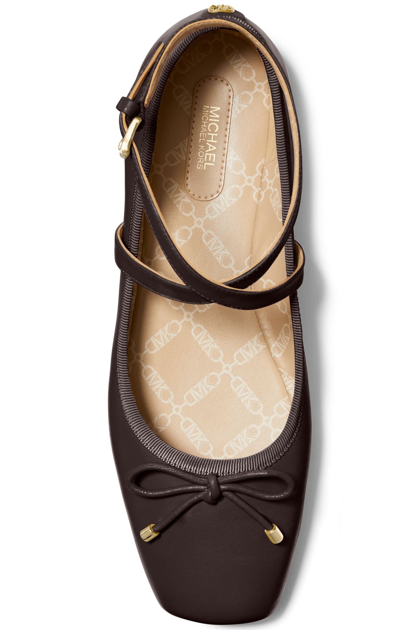 COLLETTE WRAP BALLET SHOE IN CHOCOLATE 3