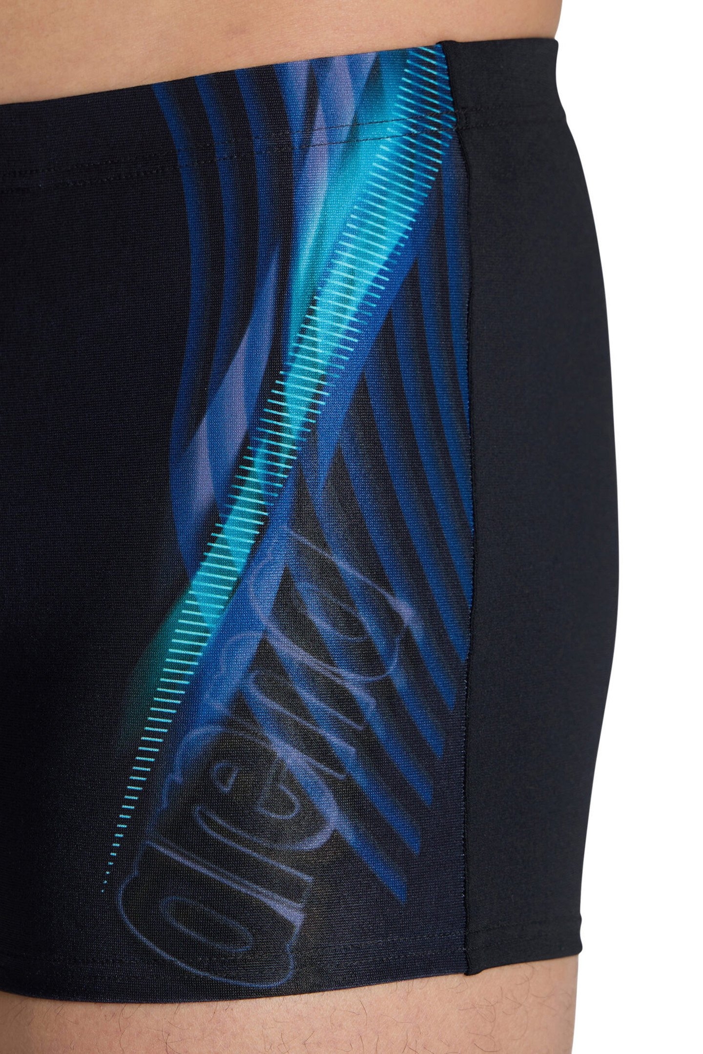 MEN'S ARENA UNDERWATER SWIM SHORT BLACK MULTI BLACK 6