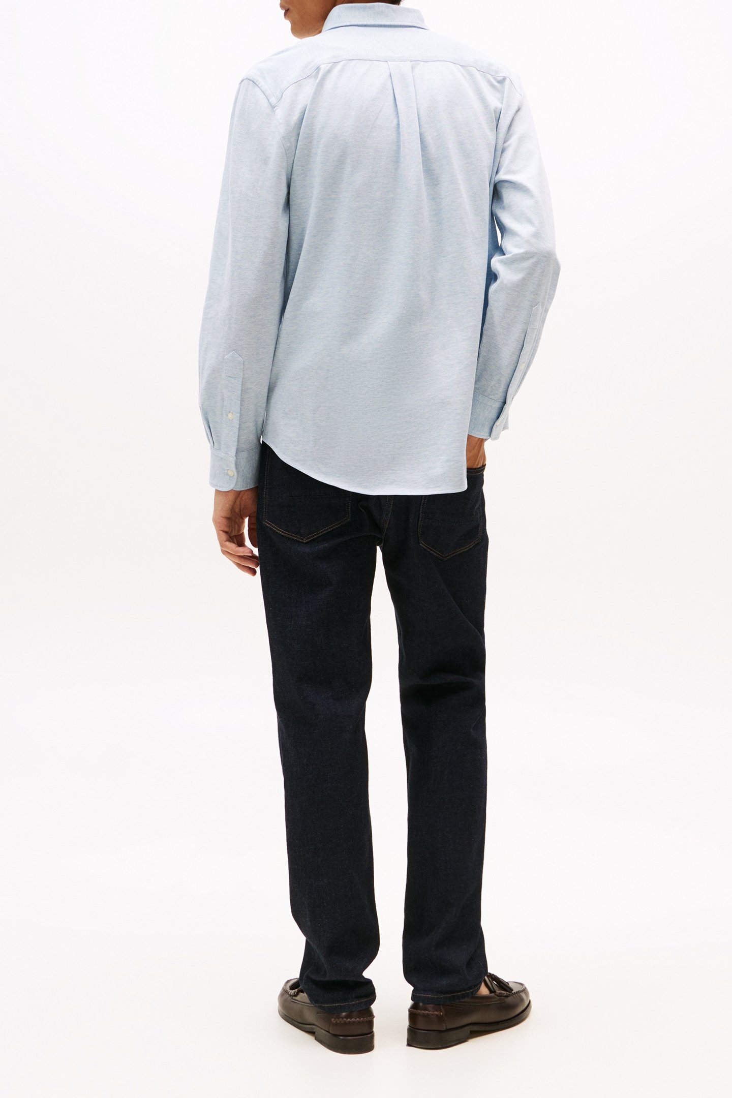 1985 KNITTED RF SHIRT LIGHT BLUE HEATHER 3