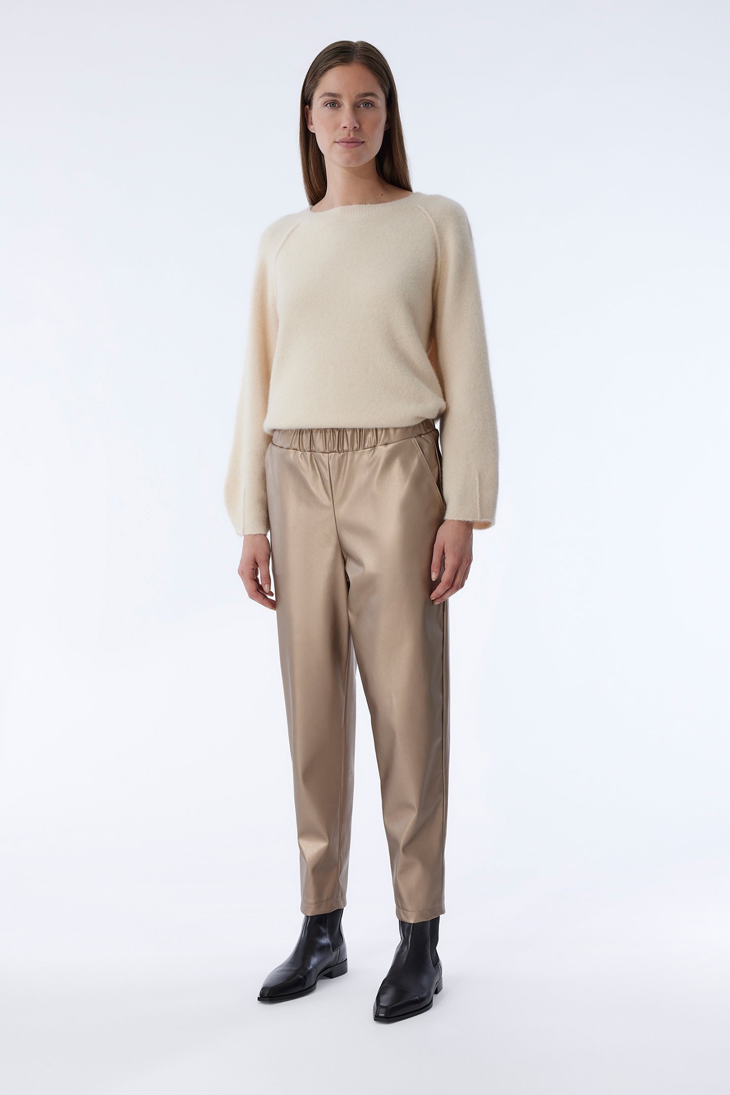 SALLY PANTS METALLIC BRONZE 2