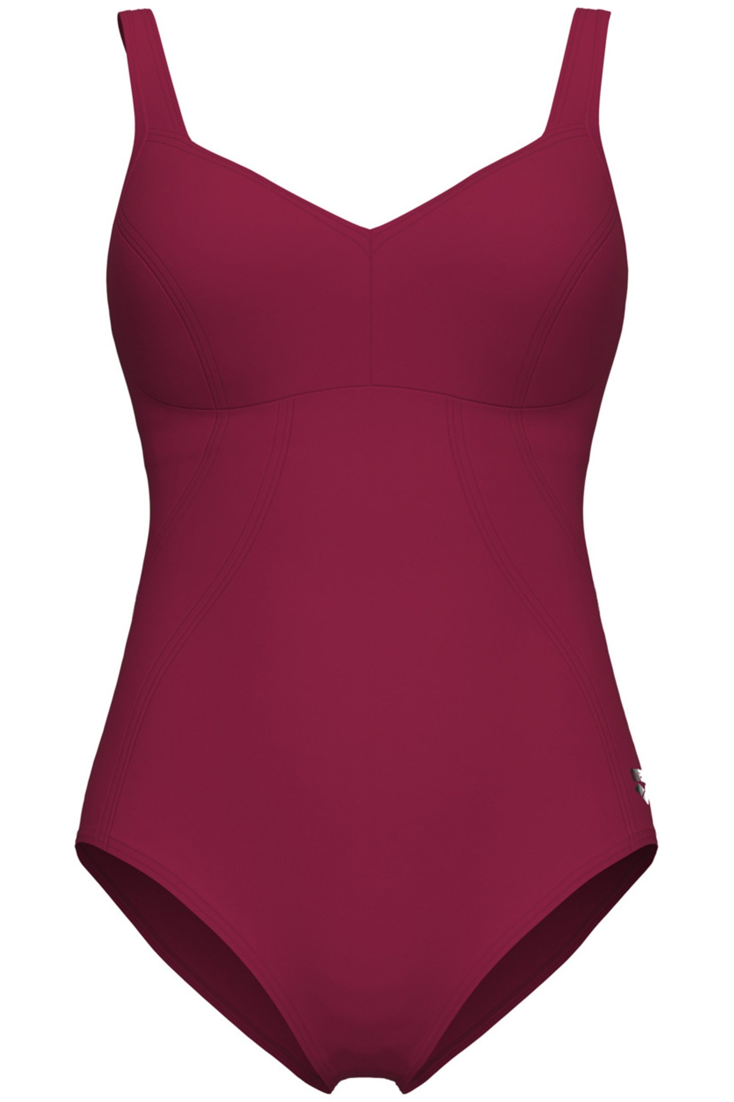 W VERTIGO ONE PIECE LOW C CUP R RED ONION 4