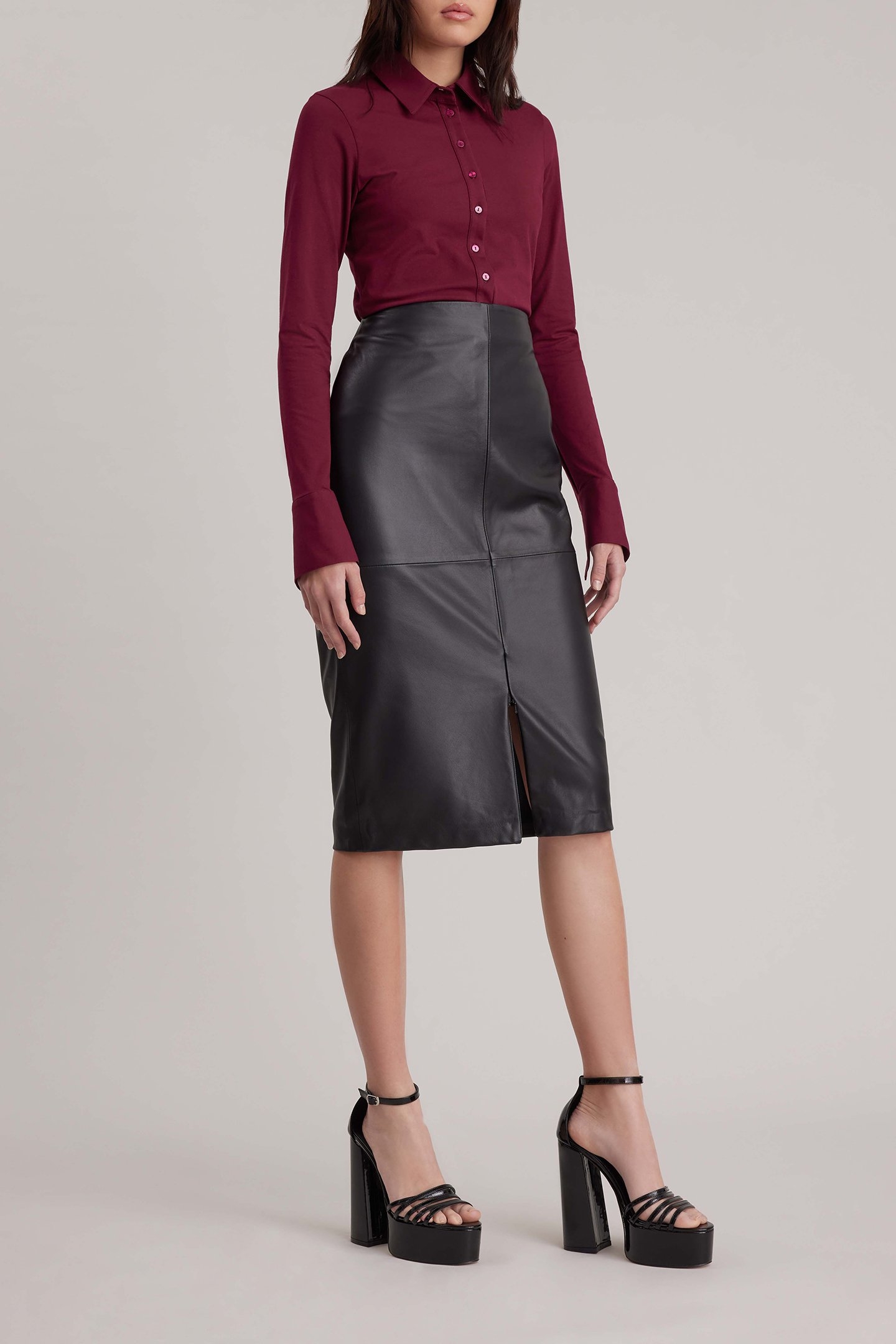 NUAGE CHEMISE BURGUNDY 4