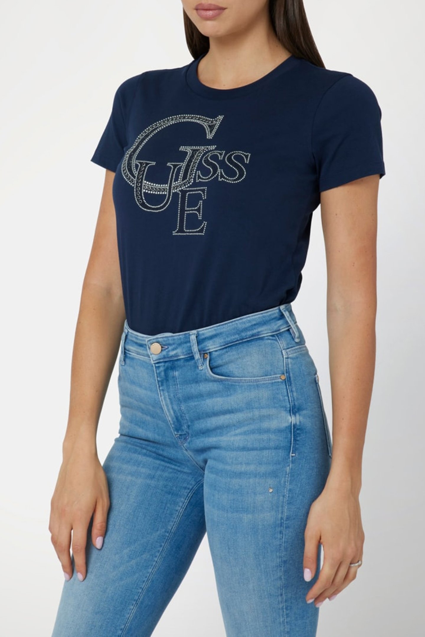 SS CN GUESS STUDDED SUITING BLUE 1