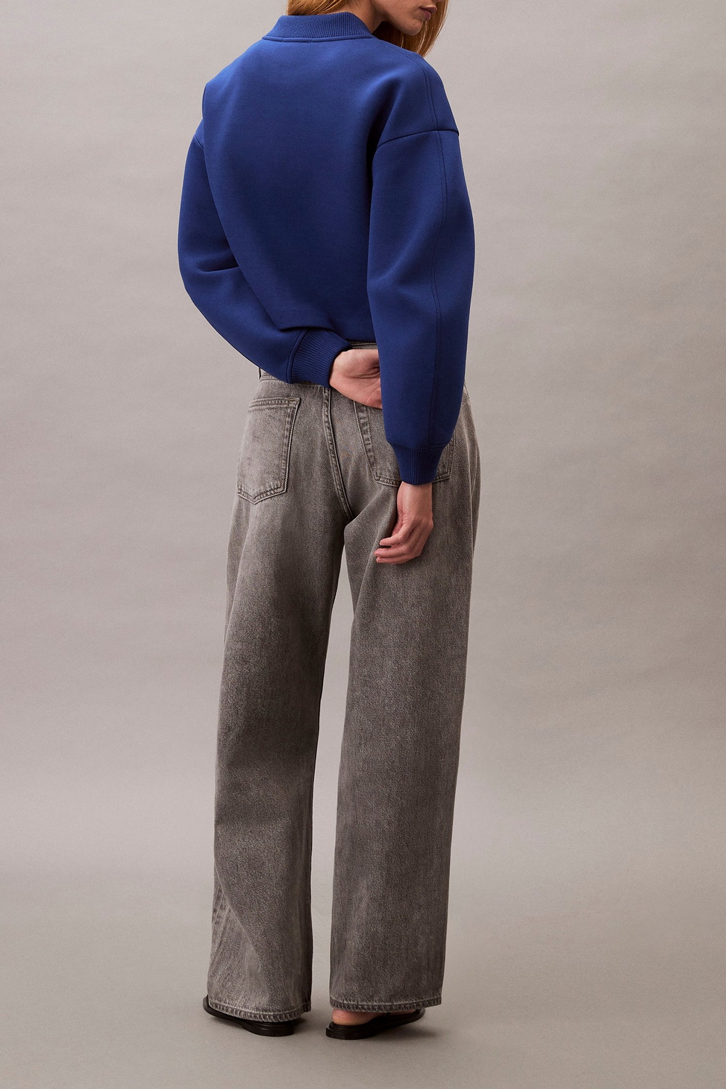 OVERSIZED SCUBA BOMBER JACKET BLUE HERALD 3