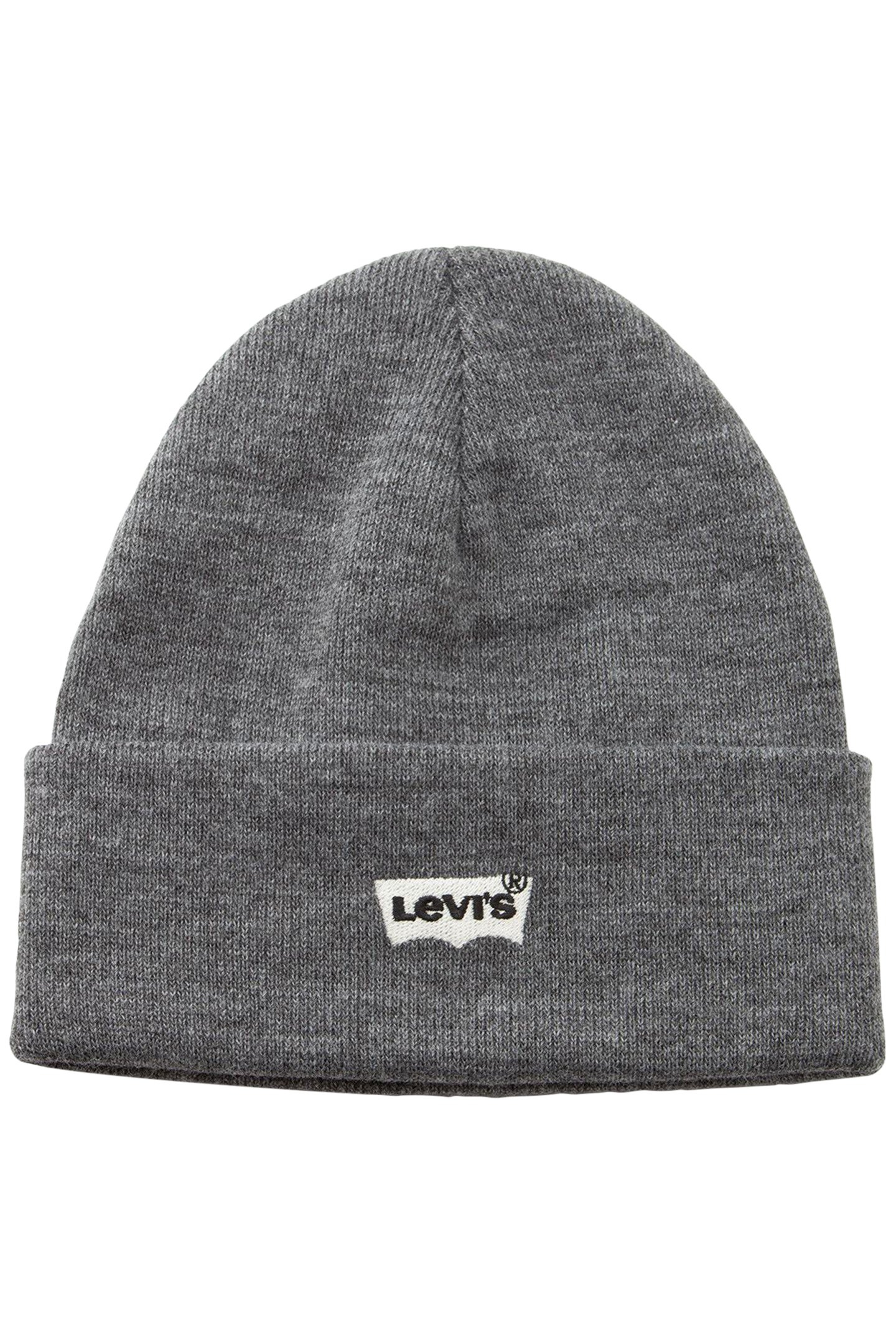 BATWING EMBROIDERED SLOUCHY BEANIE BLACK 1