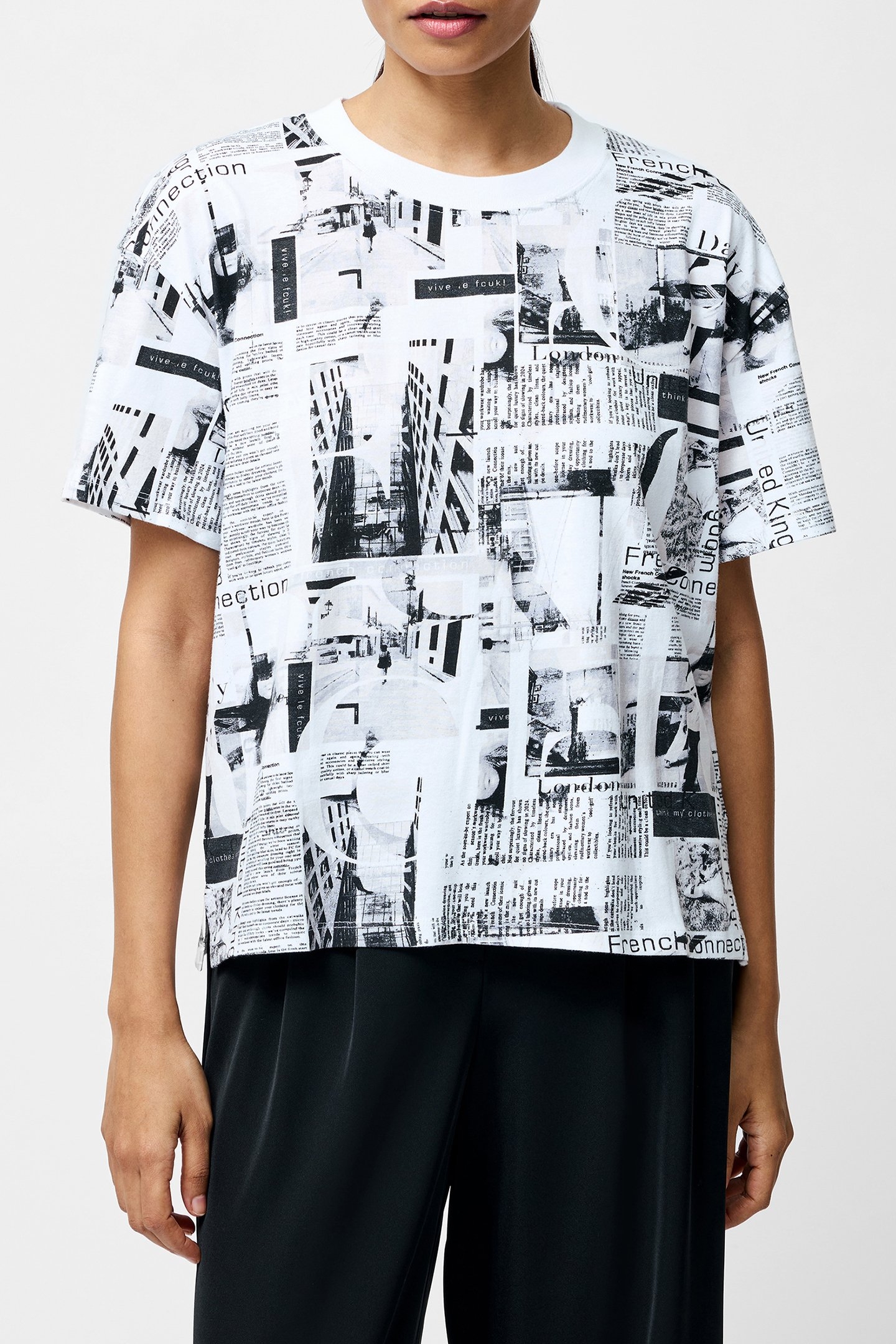 ATLANTIS DORI S/S TEE BLACK/WHITE 1