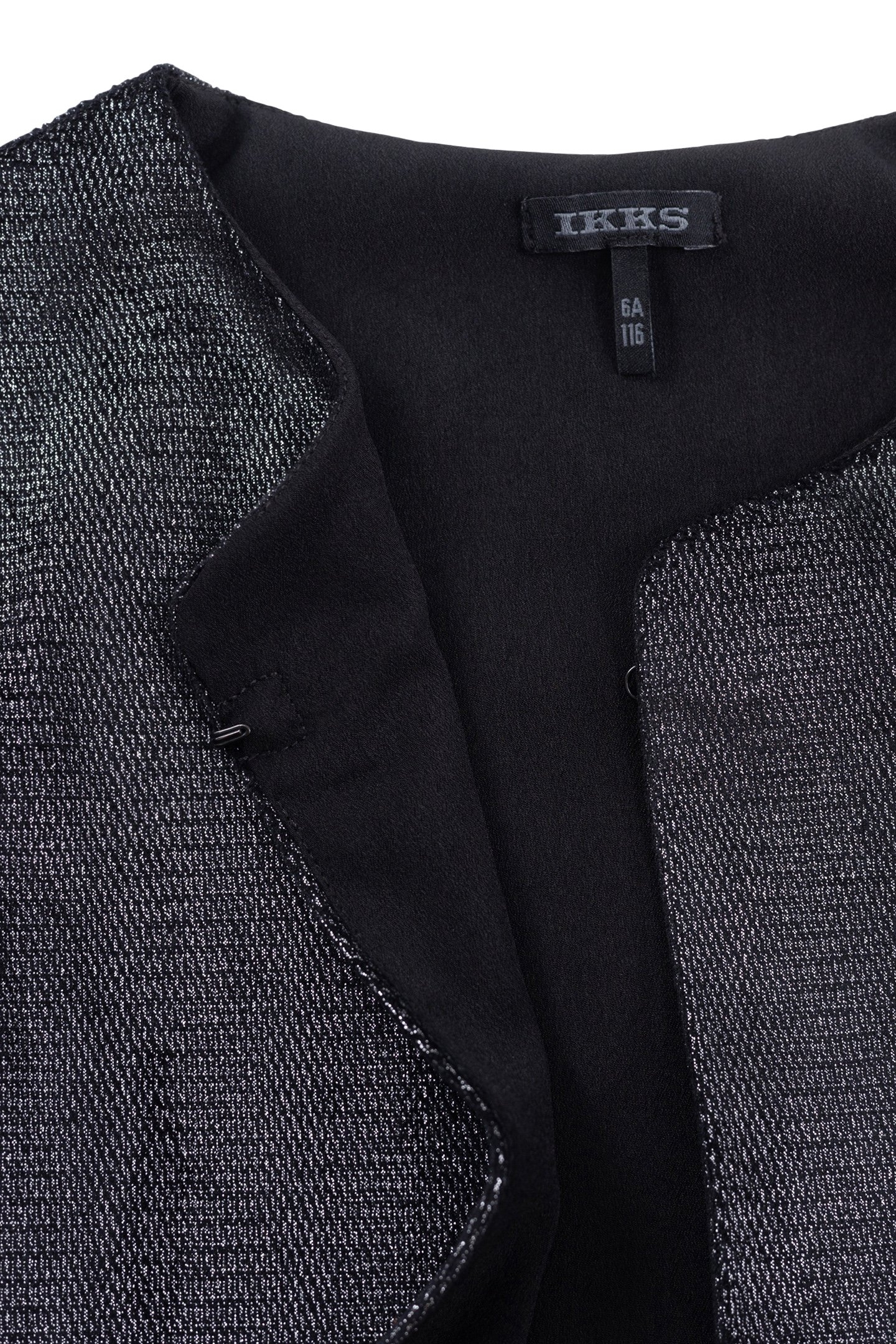 SILVER VELVET METALLIC SHORT JACKET 4