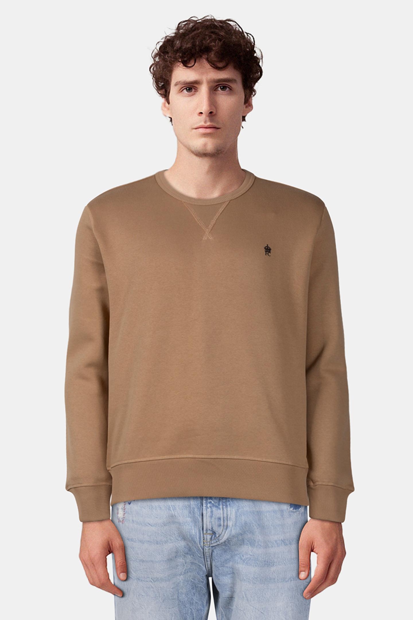 CREW SWEATSHIRT CAMEL MEL 1
