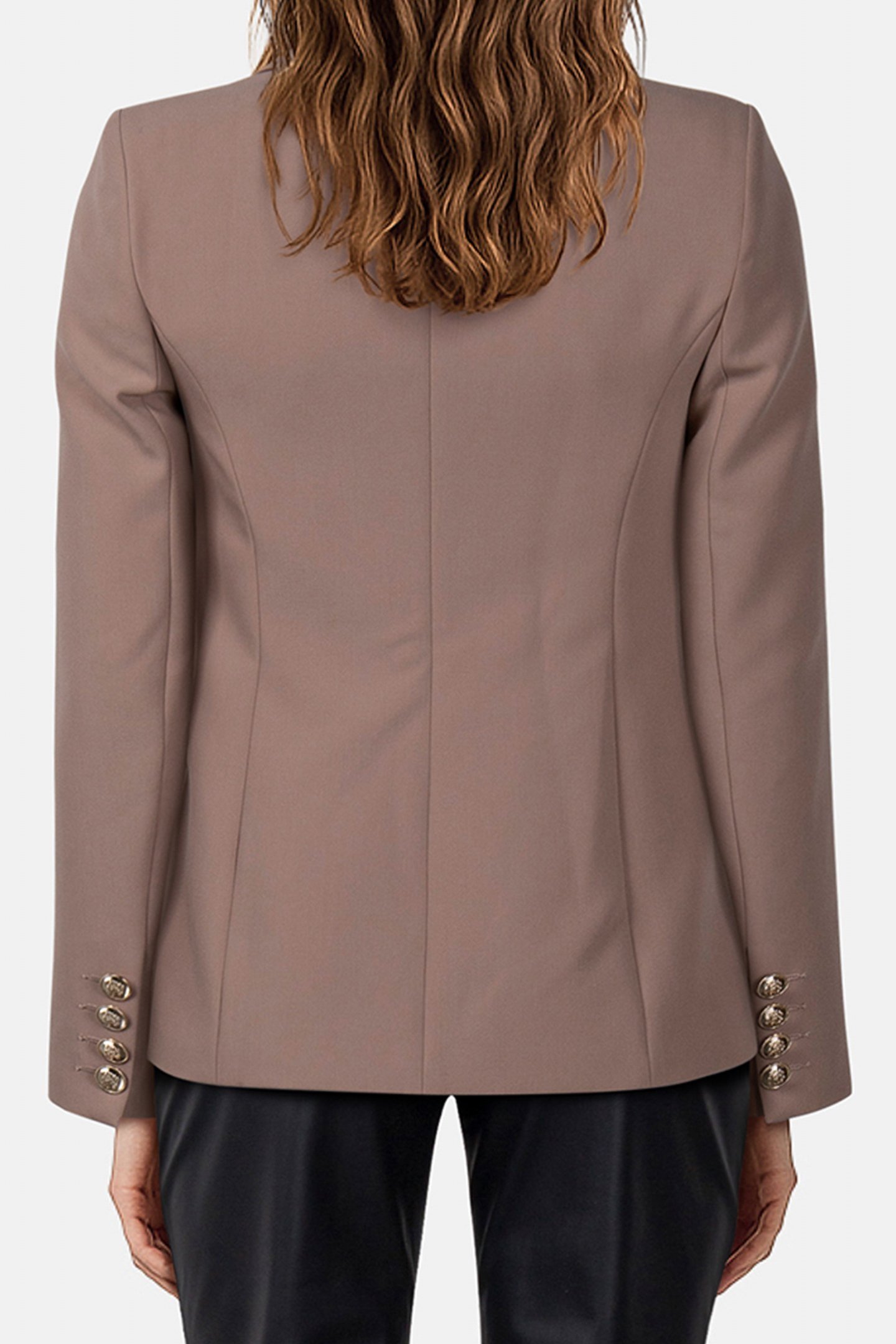 CELIA BLAZER SILK TAUPE 2