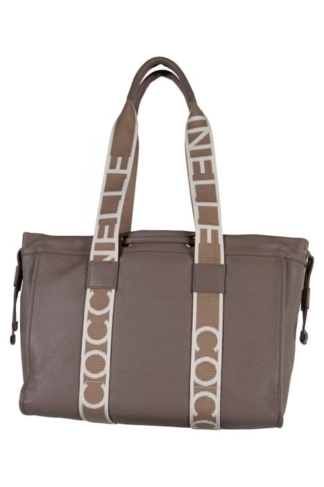 GRAINED LEATHER SIGNATURE TOTE BAG 3