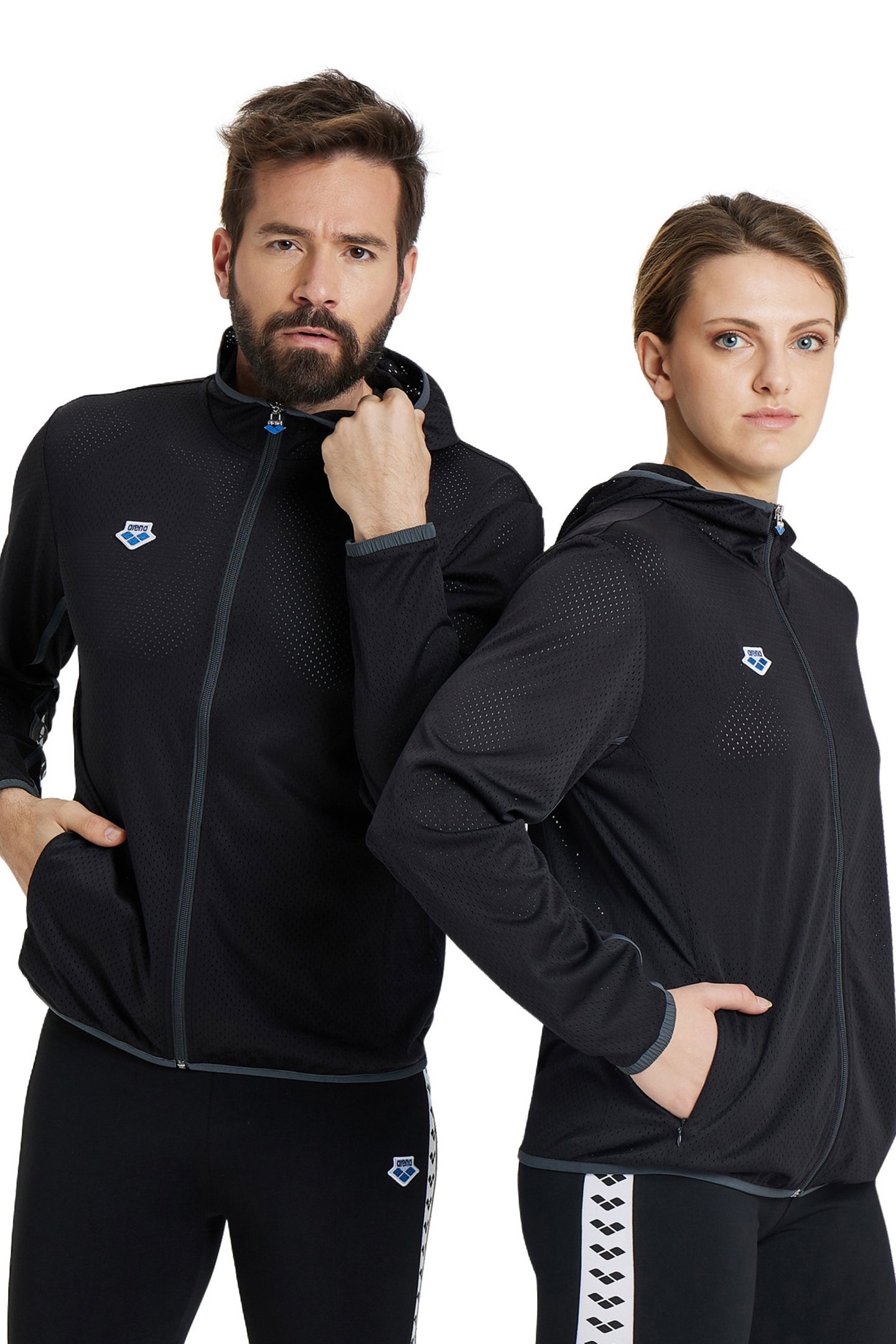 ARENA ICONS JACKET MESH BLACK BLACK SILVER 6