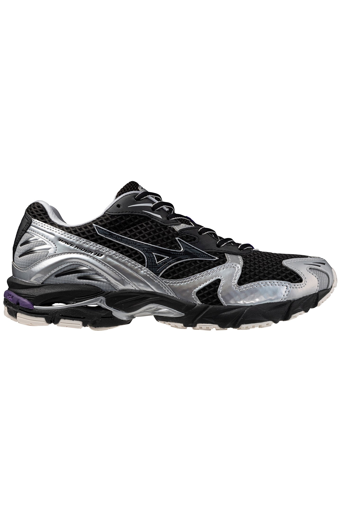 UNISEX SHOE WAVE RIDER 10 BLACK/BLACK SAND/PURPLE HAZE 1