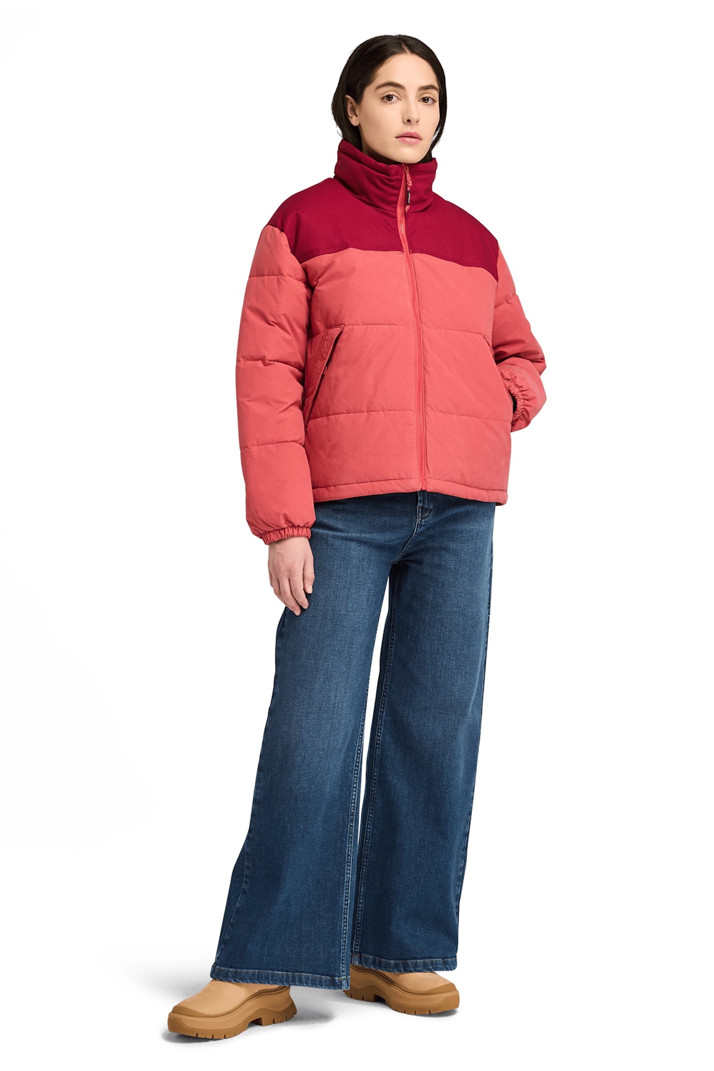 WELCH MOUNTAIN SYNTHETIC INSULATED PUFFER JACKET GARNET ROSE 3